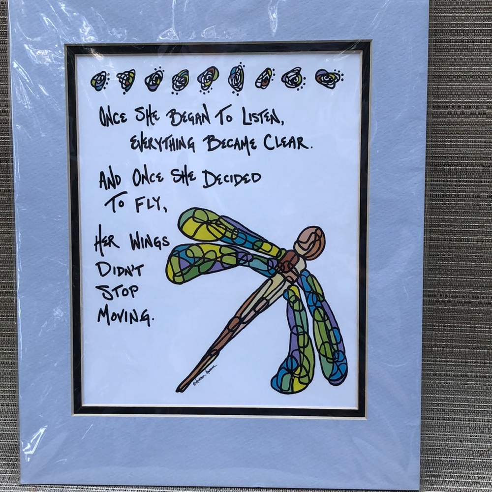 Inspirational print.